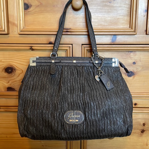 Guess Handbags - NWT Guess “CoolDisco” large shoulder bag, grey synthetic leather